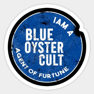 blue oyster cult agents Sticker